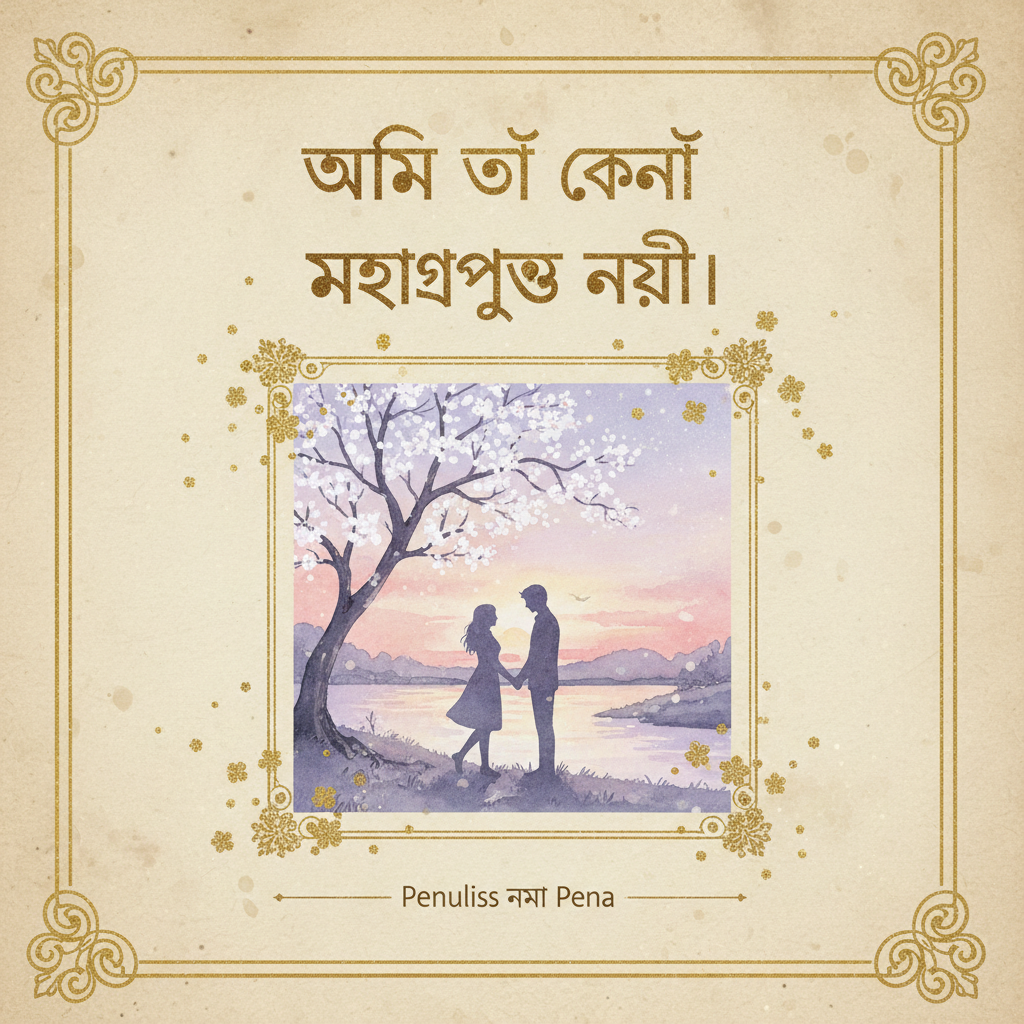 আমি তো কোনো মহাপ্রভু নই।